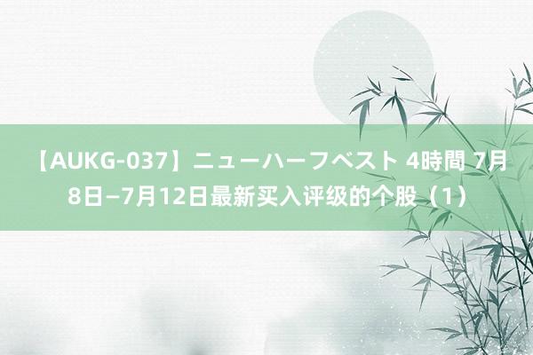 【AUKG-037】ニューハーフベスト 4時間 7月8日—7月12日最新买入评级的个股（1）